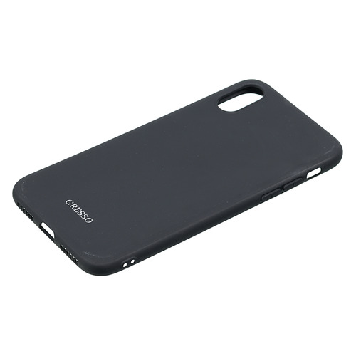 

Чехол (клип-кейс) GRESSO Meridian, для Apple iPhone X/XS, черный [gr17mrn352]