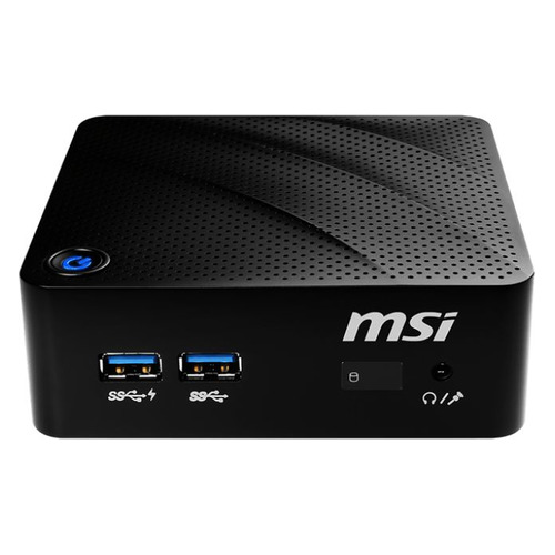 фото Неттоп msi cubi n 8gl-039ru, intel pentium silver n5000, ddr4 4гб, 500гб, intel uhd graphics 605, windows 10, черный [9s6-b17111-039]