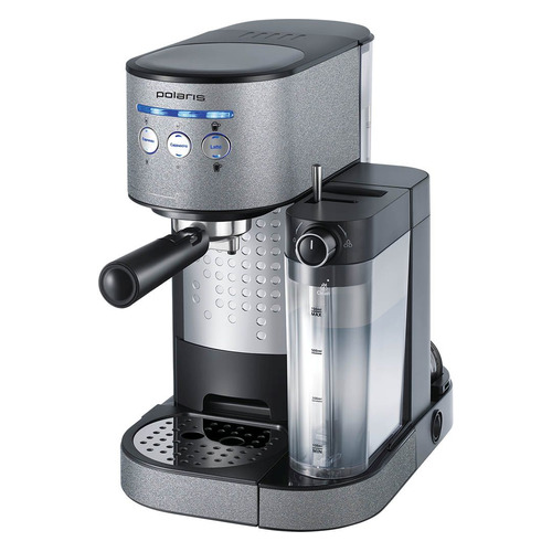 

Кофеварка POLARIS PCM 1522E Adore Cappuccino, эспрессо, антрацит