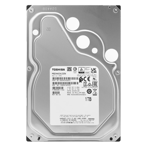 

Жесткий диск TOSHIBA Enterprise Capacity MG04ACA100N, 1ТБ, HDD, SATA III, 3.5", MG04ACA100N