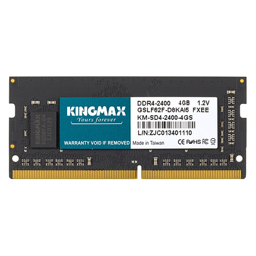 фото Модуль памяти kingmax km-sd4-2400-4gs ddr4 - 4гб 2400, so-dimm, ret