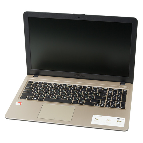 

Ноутбук ASUS VivoBook A540BA-GQ185, 15.6", AMD A6 9225 2.6ГГц, 4Гб, 500Гб, AMD Radeon R4, Endless, 90NB0IY1-M02270, черный