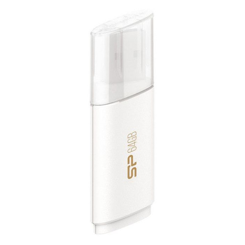 

Флешка USB Silicon Power Blaze B06 64ГБ, USB3.0, белый [sp064gbuf3b06v1w], B06