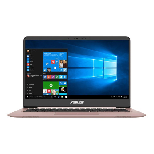 фото Ноутбук asus zenbook ux410uf-gv179t, 14", intel core i5 8250u 1.6ггц, 8гб, 256гб ssd, nvidia geforce mx130 - 2048 мб, windows 10, 90nb0hz4-m03850, розовое золото