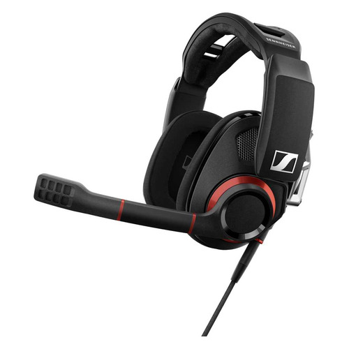 фото Гарнитура игровая sennheiser gsp 500, для компьютера и игровых консолей, мониторные, черный [507261]