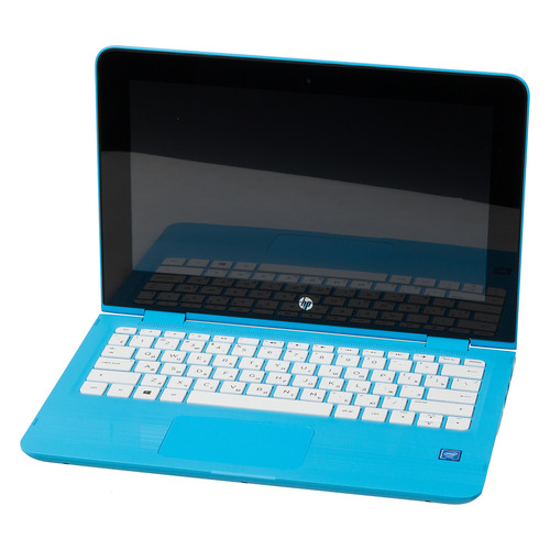 

Ноутбук-трансформер HP x360 11-ab199ur, 11.6", IPS, Intel Celeron N4000 1.1ГГц, 4Гб, 500Гб, Intel UHD Graphics 605, Windows 10, 4XY21EA, голубой
