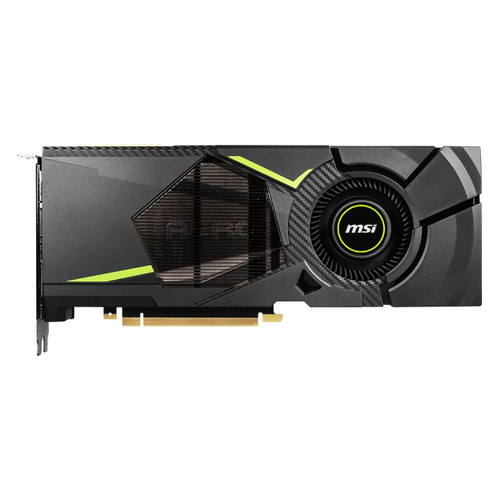 фото Видеокарта msi nvidia geforce rtx 2080 , rtx 2080 aero 8g, 8гб, gddr6, ret