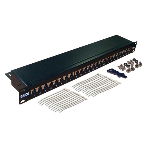 

Патч-панель Lanmaster (TWT-PP24STP/6) 19" 1U 24xRJ45 кат.6 FTP