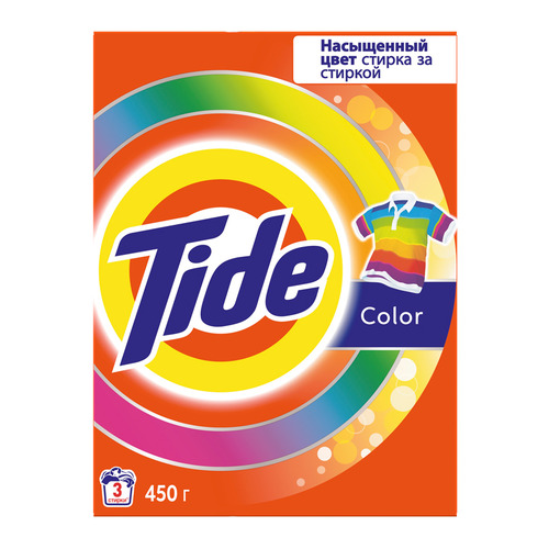 фото Стиральный порошок tide color, автомат, 0.45кг