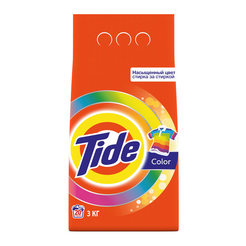 фото Стиральный порошок tide color, автомат, 3кг