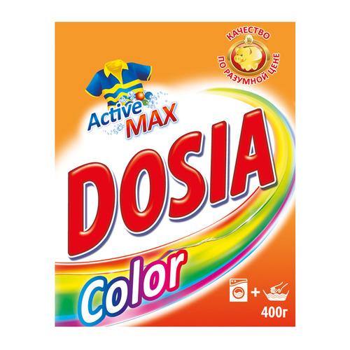 фото Стиральный порошок dosia color, автомат, 0.4кг 22 шт./кор.