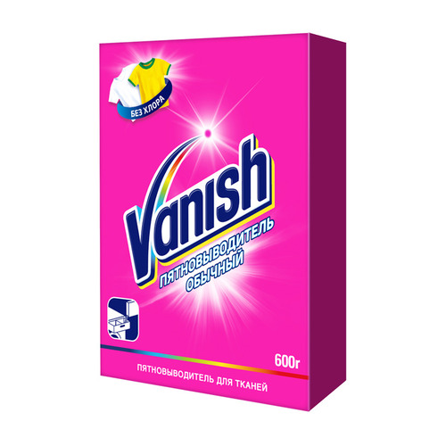 фото Пятновыводитель vanish порошок 0.6кг пачка (307198)