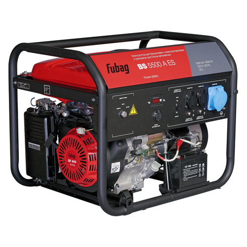 

Бензиновый генератор FUBAG BS 5500 AES, 220 В, 4.4кВт [838756]