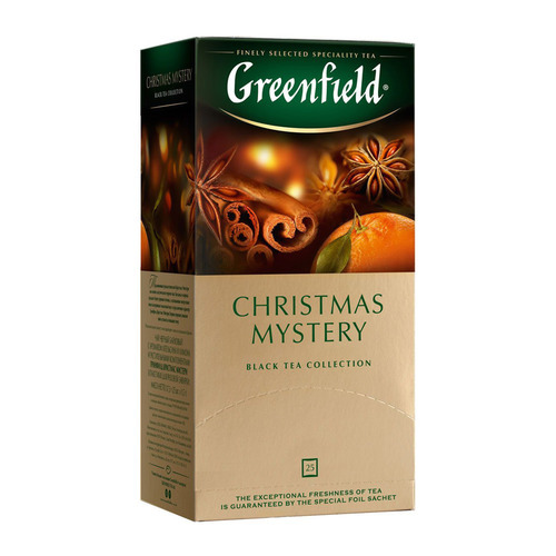 

Чай Greenfield Christmas Mystery черный апельсин/корица 25пак. карт/уп. (0434-10) 10 шт./кор., Christmas Mystery