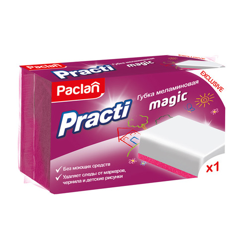

Губка Paclan Practi Magic меламин (упак.:1шт) (409140) 24 шт./кор., Magic