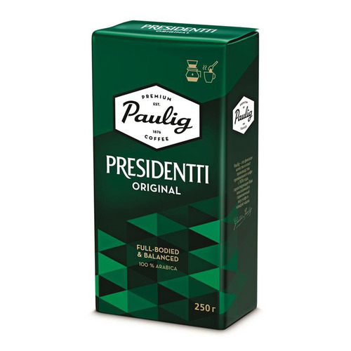 

Кофе молотый PAULIG Presidentti Original, средняя обжарка, 250 гр [17647], Presidentti Original