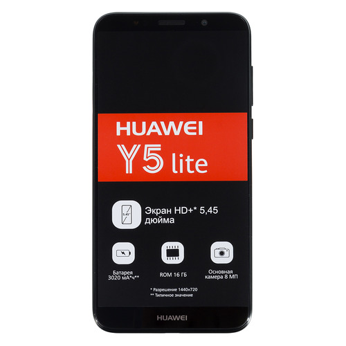 

Смартфон HUAWEI Y5 Lite 16Gb, черный