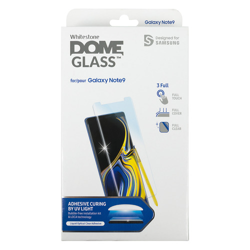 

Защитное стекло для экрана SAMSUNG Whitestone Dome для Samsung Galaxy Note 9, прозрачная, 1 шт [gp-n960wteeaab]