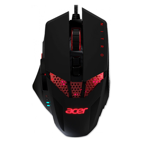 

Мышь Acer Nitro NMW810 RGB, игровая, оптическая, проводная, USB, черный [np.mce11.00g], NMW810 RGB
