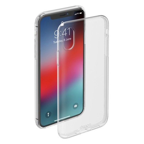 

Чехол (клип-кейс) DEPPA Gel Case, для Apple iPhone XS Max, прозрачный [85353]