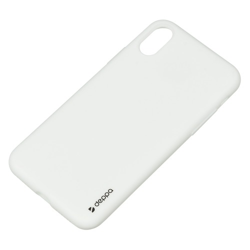 

Чехол (клип-кейс) DEPPA Gel Color Case, для Apple iPhone X/XS, белый [85360]