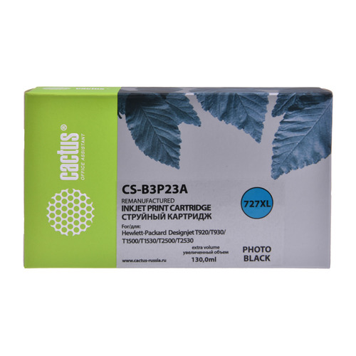 

Картридж Cactus №727, фото черный / CS-B3P23A, №727