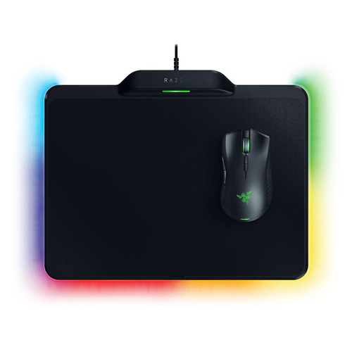 

Мышь RAZER Mamba + Firefly Hyperflux, игровая, оптическая, проводная, USB, черный [rz83-02480100-b3m1]