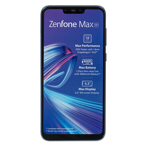

Смартфон ASUS ZenFone MAX M2 32Gb, ZB633KL, синий
