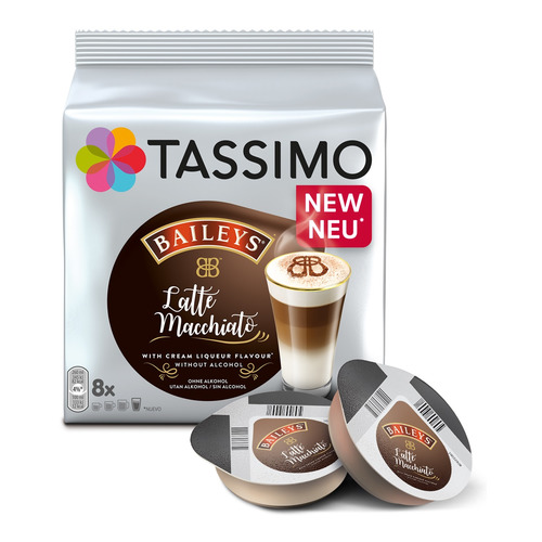 фото Кофе капсульный tassimo baileys latte macchiato, капсулы, совместимые с кофемашинами tassimo®, 264грамм [4041505]