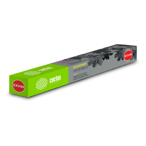 

Картридж Cactus CS-EXV49Y, желтый / CS-EXV49Y, CS-EXV49Y