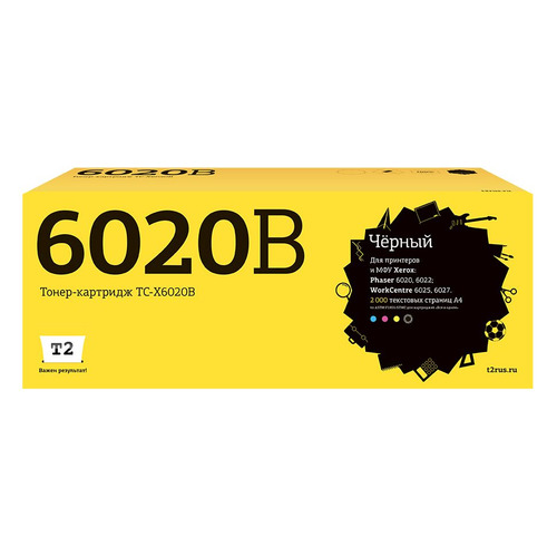 

Картридж T2 TC-X6020B, 106R02763, черный, TC-X6020B