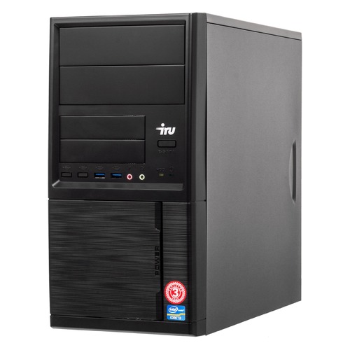 

Компьютер IRU Office 312, Intel Pentium G4500T, DDR4 8Гб, 120Гб(SSD), Intel HD Graphics 530, Windows 10 Professional, черный [1101604]