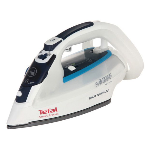 

Утюг TEFAL FV4970E0, 2500Вт, белый/ синий [1830005910], Белый и синий