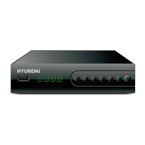 фото Ресивер dvb-t2 hyundai h-dvb560, черный