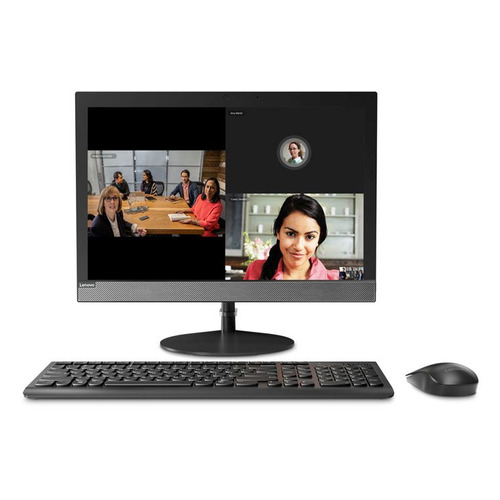 фото Моноблок lenovo v130-20igm, 19.5", intel celeron j4005, 4гб, 500гб, intel uhd graphics 600, dvd-rw, windows 10 home, черный [10rx0010ru]