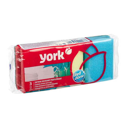 

Губка York Teflon поролон ассорти (032010) 100 шт./кор., Teflon