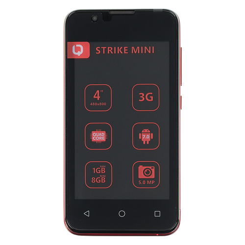 

Смартфон BQ Strike Mini 4072, красный
