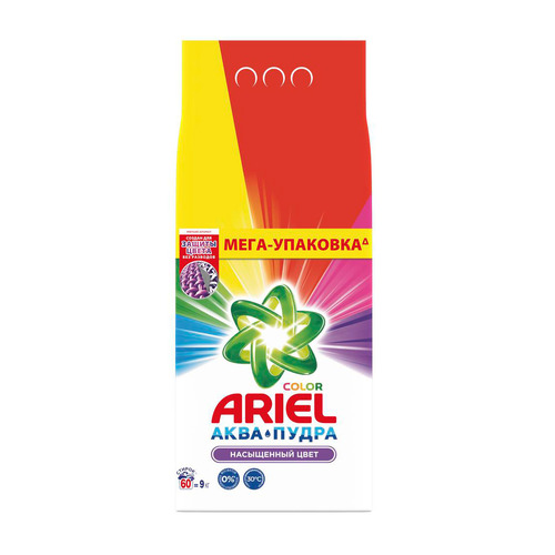 фото Стиральный порошок ariel color, автомат, 9кг