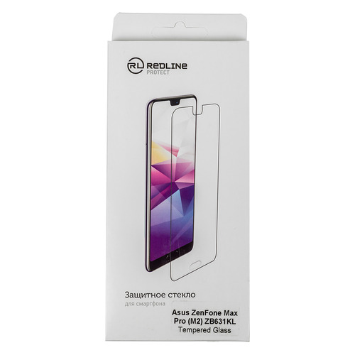 

Защитное стекло для экрана REDLINE для Asus ZenFone Max Pro M2 ZB631KL, 1 шт [ут000016811]