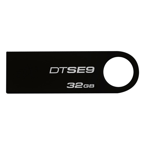 фото Флешка usb kingston datatraveler se9 32гб, usb2.0, черный [dtse9h/32gb]