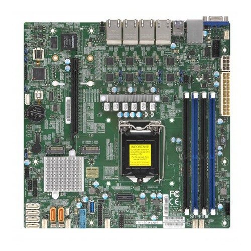 фото Серверная материнская плата supermicro mbd-x11scm-ln8f-o, ret