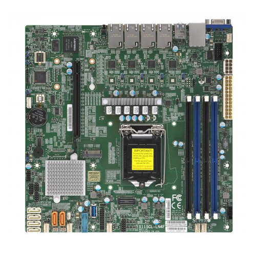 фото Серверная материнская плата supermicro mbd-x11scl-ln4f-o, ret