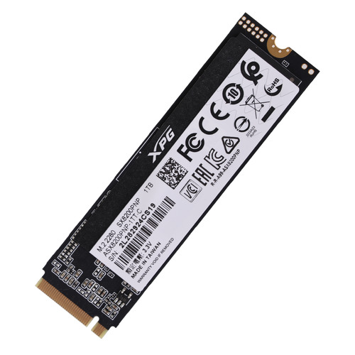 

SSD накопитель A-Data XPG SX8200 Pro ASX8200PNP-1TT-C 1ТБ, M.2 2280, PCI-E x4, NVMe, ASX8200PNP-1TT-C