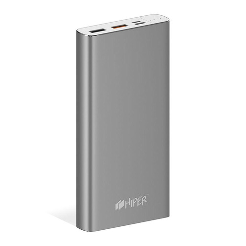 фото Внешний аккумулятор (power bank) hiper mpx15000, 15000мaч, серый [mpx15000 space gray]