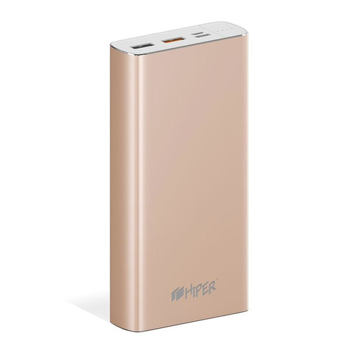 фото Внешний аккумулятор (power bank) hiper mpx20000, 20000мaч, золотистый [mpx20000 gold]