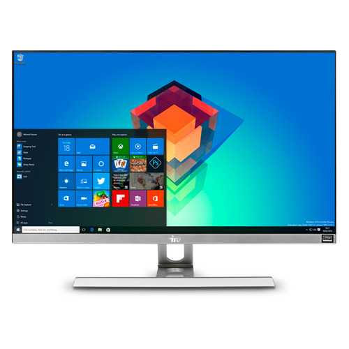 фото Моноблок iru office j2313, 23.8", intel pentium g4400, 4гб, 240гб ssd, intel hd graphics 510, free dos, черный [1107639]