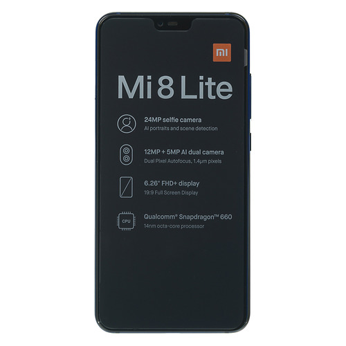 

Смартфон XIAOMI Mi 8 Lite 128Gb, синий