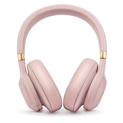 

Наушники с микрофоном JBL E55BTQE, 3.5 мм/Bluetooth, мониторы, светло-розовый [jble55btqepik]