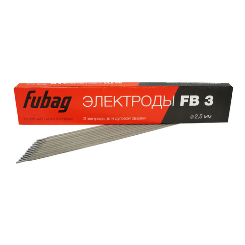 фото Электроды fubag fb 3 d2.5 d2.5мм l350мм 1000гр (38858)