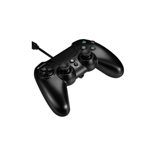 

Проводной контроллер CANYON CND-GP5, для PlayStation 4, черный [k1cndgp5]